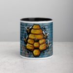 Honeycomb Bee Graffiti Coffee Mug & Tea Cup