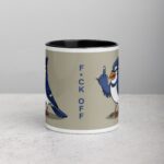 Middle Finger Blue Jay Coffee Mug & Tea Cup - Image 2