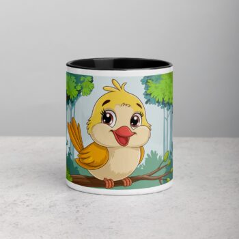 Cute Bird in Forest Coffee Mug & Tea Cup