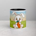 Bunny Rabbit Eating Carrot Coffee Mug & Tea Cup