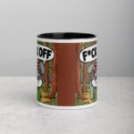 Bunny Rabbit Middle Finger Coffee Mug & Tea Cup - Image 2