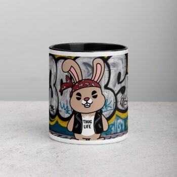 Thug Life Gangster Bunny Rabbit Coffee Mug & Tea Cup