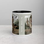 Middle Finger Dinosaur Coffee Mug & Tea Cup - Image 2