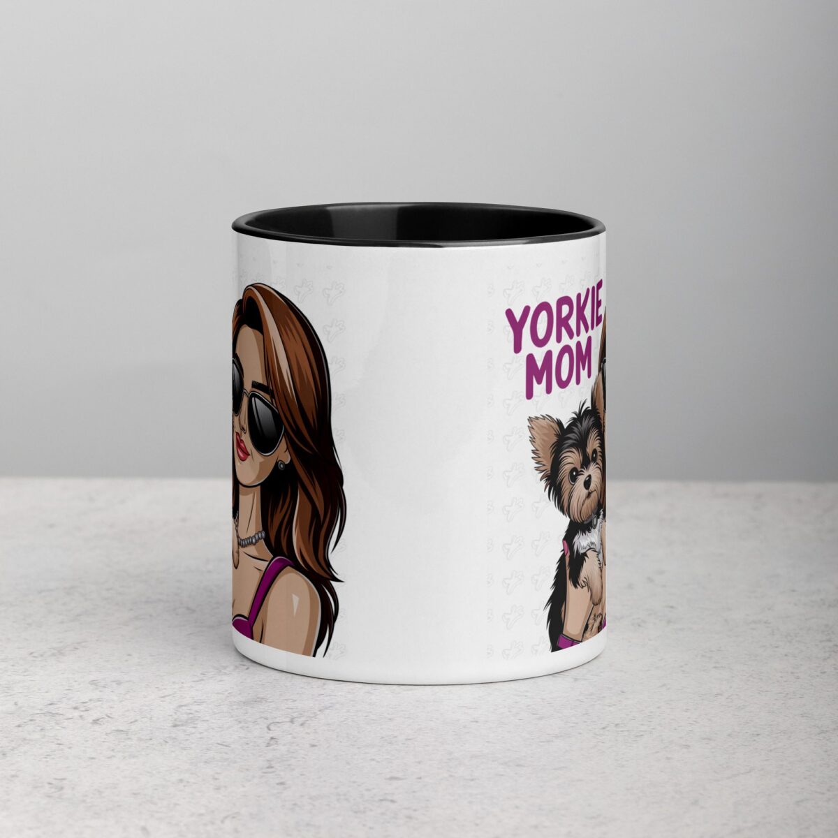Yorkie Mom Coffee Mug & Tea Cup - Image 2