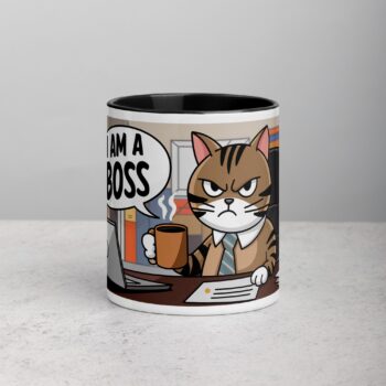 Cat I am a Boss Coffee Mug & Tea Cup