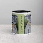 Gangster Elephant Thug Life Coffee Mug & Tea Cup - Image 2