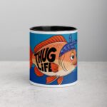 Thug Life Gangster Fish Coffee Mug & Tea Cup
