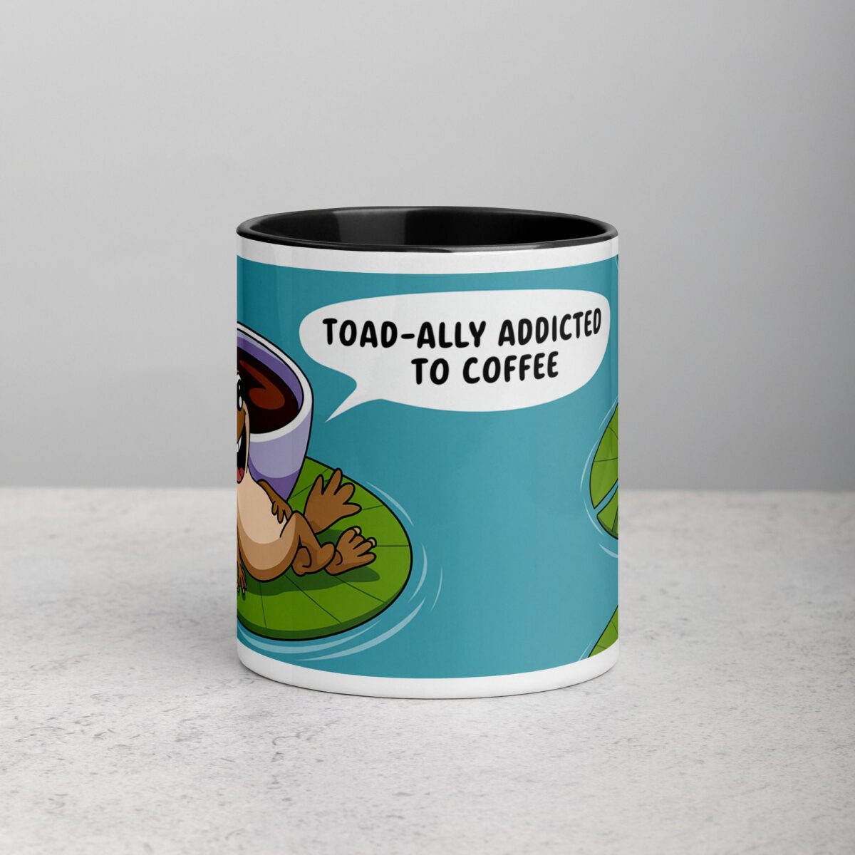 Toad-ally Addicted to Coffee Mug - Image 2