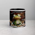 Frog-Getting I Need More Coffee Mug