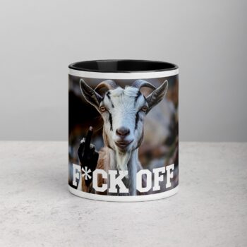 Middle Finger Goat Coffee Mug & Tea Cup