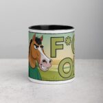 Middle Finger Horse Coffee Mug & Tea Cup