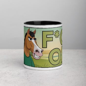 Middle Finger Horse Coffee Mug & Tea Cup