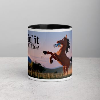 Kickin it with Coffee Horse Mug