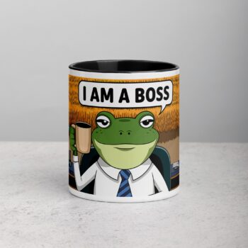 I am a Boss Frog Coffee Mug & Tea Cup