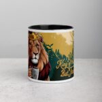 King of the Jungle But Coffee First Lion Mug - Image 2