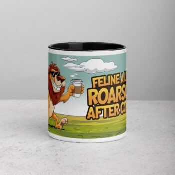 Feline Roarsome Lion Coffee Mug