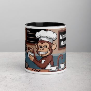 Monkey See Monkey Brew Coffee Mug