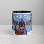 Middle Finger Moose Coffee Mug & Tea Cup