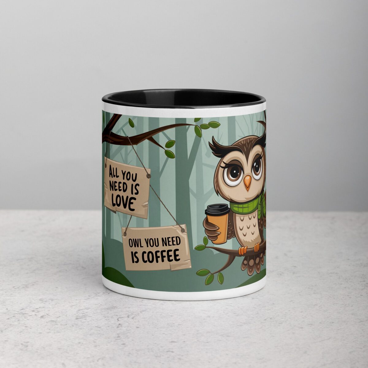Owl You Need is Coffee Mug - Image 2