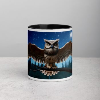 Owl Under Moonlight Coffee Mug & Tea Cup
