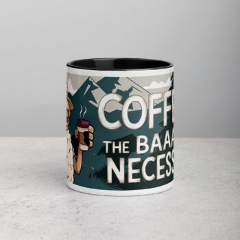 Coffee: The Baaaah-d Necessity Sheep Mug