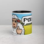 Middle Finger Sheep Coffee Mug & Tea Cup