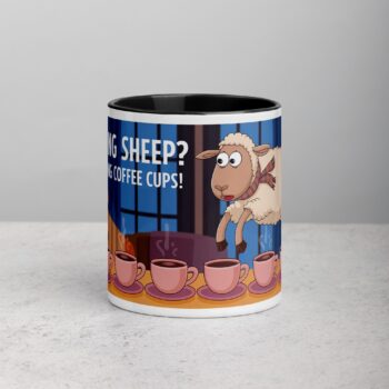 Counting Sheep? No, Counting Coffee Cups Mug