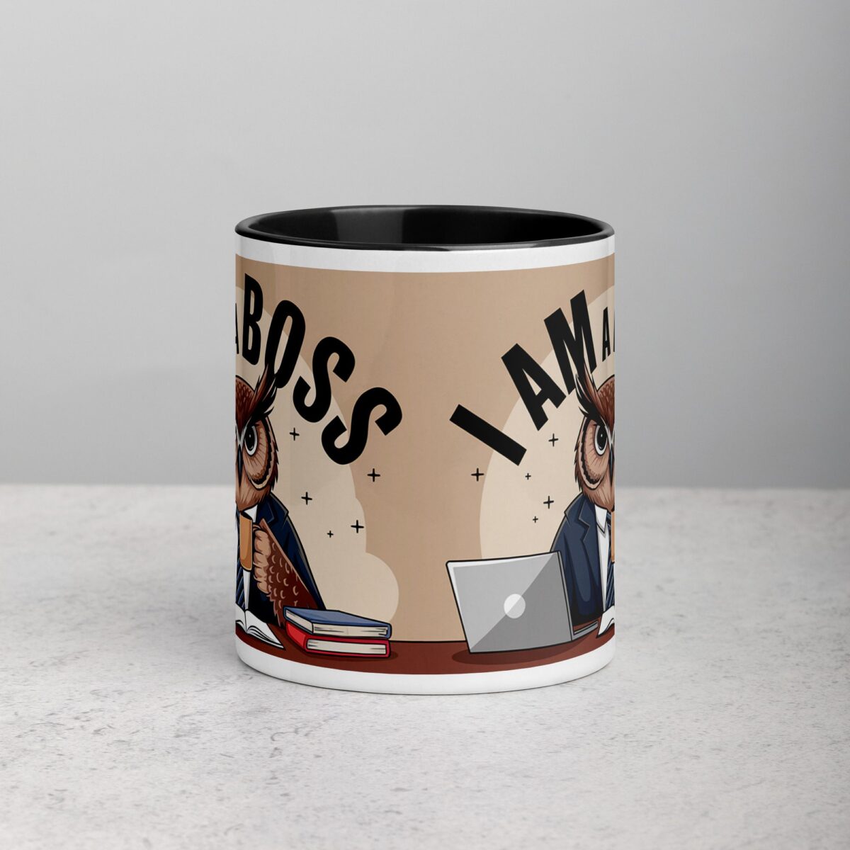I am a Boss Owl Coffee Mug & Tea Cup - Image 2