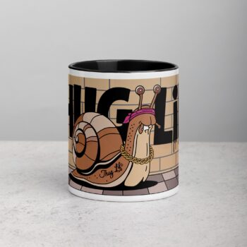 Thug Life Gangster Snail Coffee Mug & Tea Cup