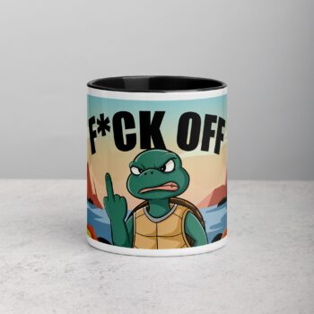 Middle Finger Turtle Coffee Mug & Tea Cup