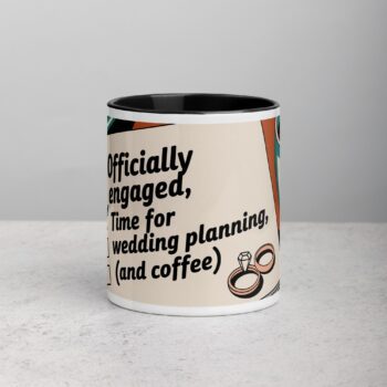 Officially Engaged, Time for Wedding Planning (And Coffee) Mug