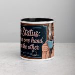 Fiancé Status: Coffee in One Hand, Ring in the Other Mug