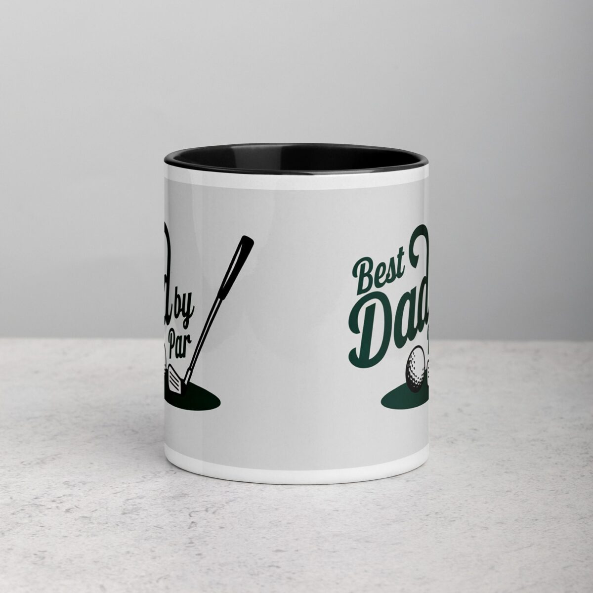 Best Dad By Par Golf Coffee Mug - Image 2