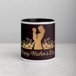 Happy Mothers Day Child Silhouette Coffee Mug