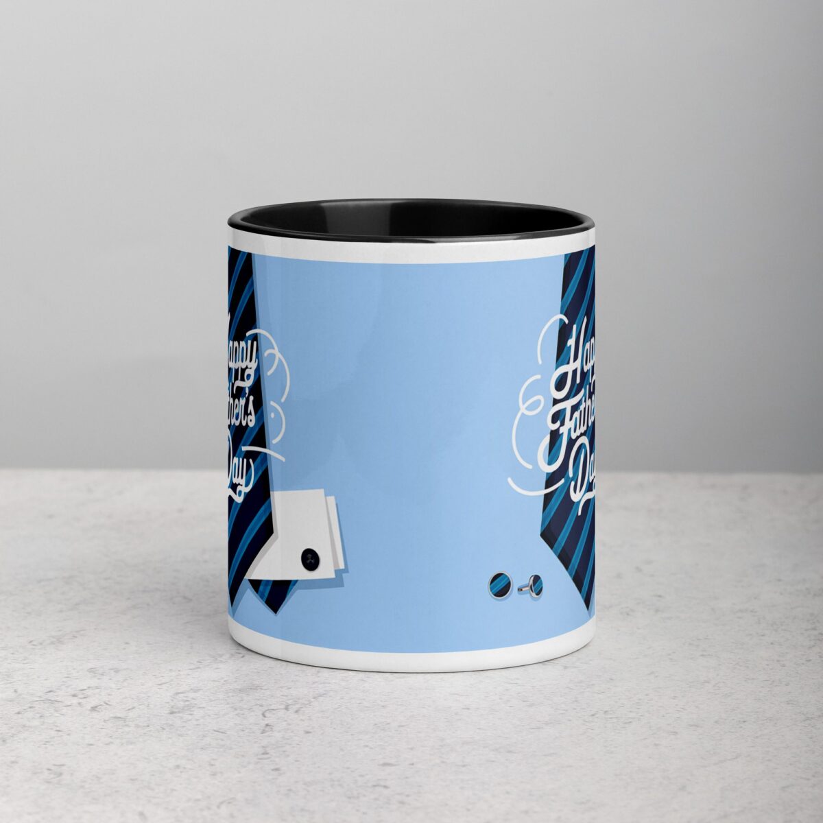 Happy Fathers Day Tie & Cufflinks Coffee Mug - Image 2