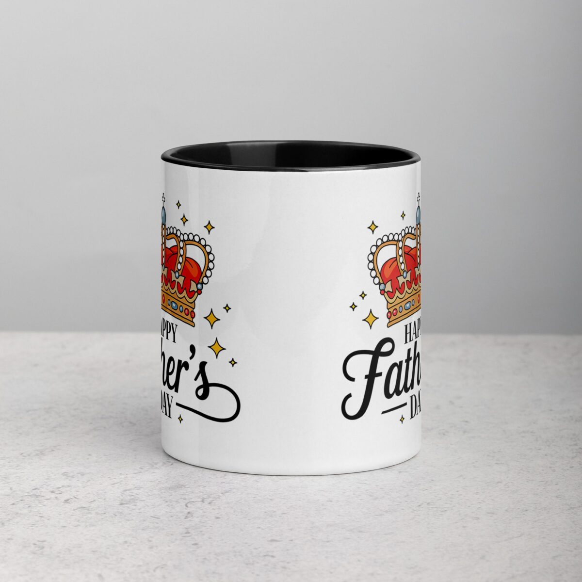 Happy Fathers Day Crown Coffee Mug - Image 2
