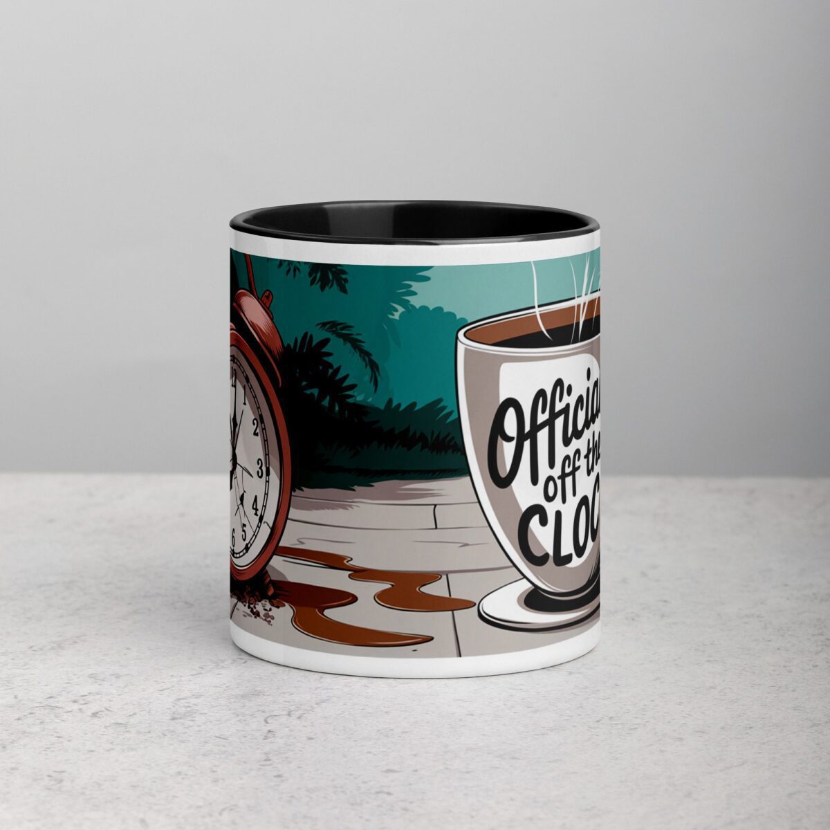 Officially Off the Clock! Retirement Coffee Mug - Image 2