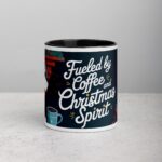 Fueled by Coffee and Christmas Spirit Mug