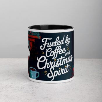 Fueled by Coffee and Christmas Spirit Mug
