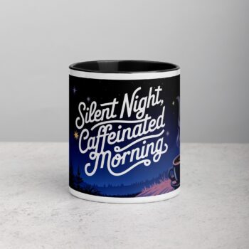 Silent Night, Caffeinated Morning Coffee Mug