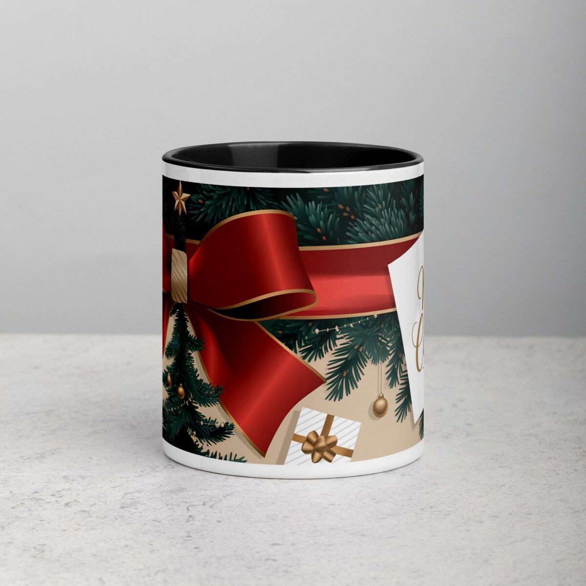 Merry Christmas Sophisticated Coffee Mug & Tea Cup - Image 2