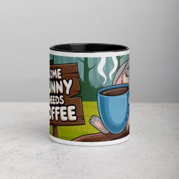 Some Bunny Needs Coffee Easter Mug