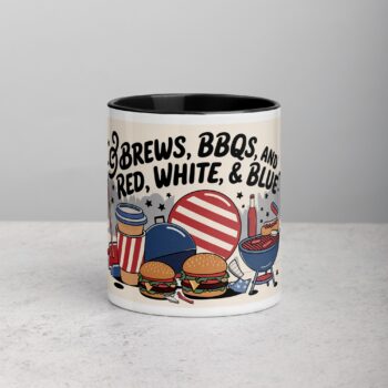 Brews, BBQs, & Red, White, & Blue Coffee Mug