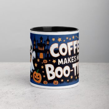Coffee Makes Me Boo-tiful Ghost Mug