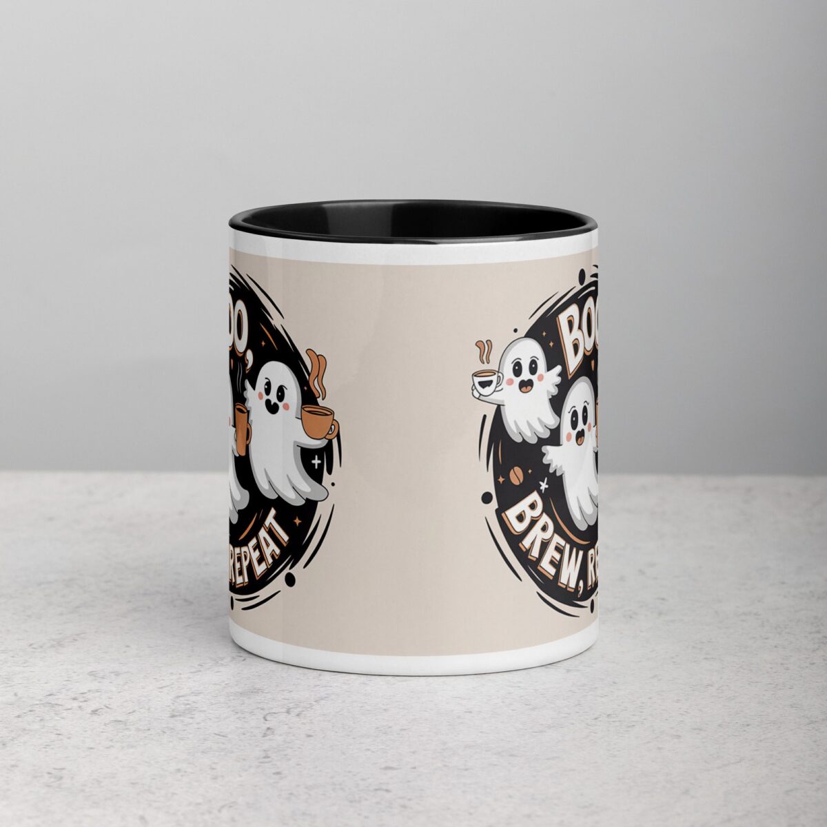 Boo, Brew, Repeat Halloween Coffee Mug - Image 2