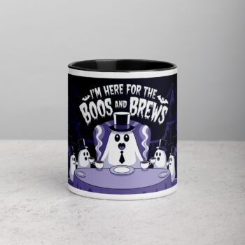 I’m Here for the Boos & Brews Ghost Coffee Mug