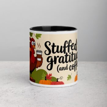 Stuffed with Gratitude (and Coffee) Thanksgiving Mug