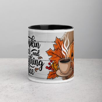 Pumpkin Spice & Everything Nice Thanksgiving Mug