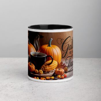 Gather, Sip, and Give Thanks Coffee Mug