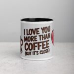 I Love You More Than Coffee (But It’s Close) Mug